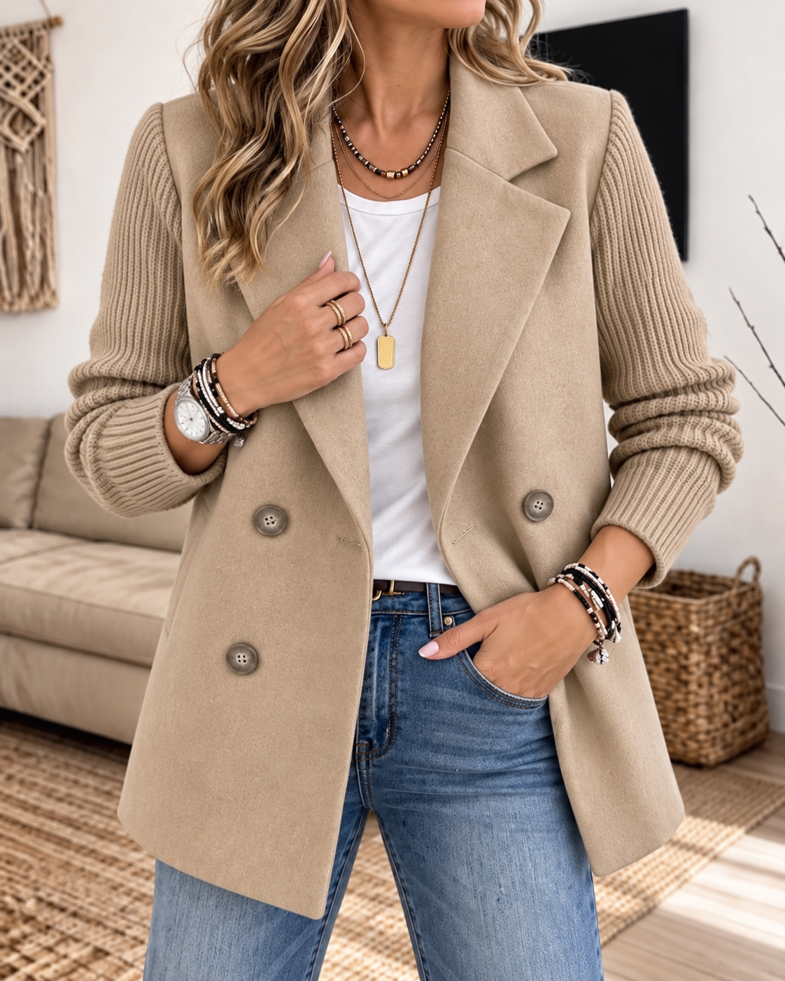 Chloé™ | Blazer raffiné au style élégant