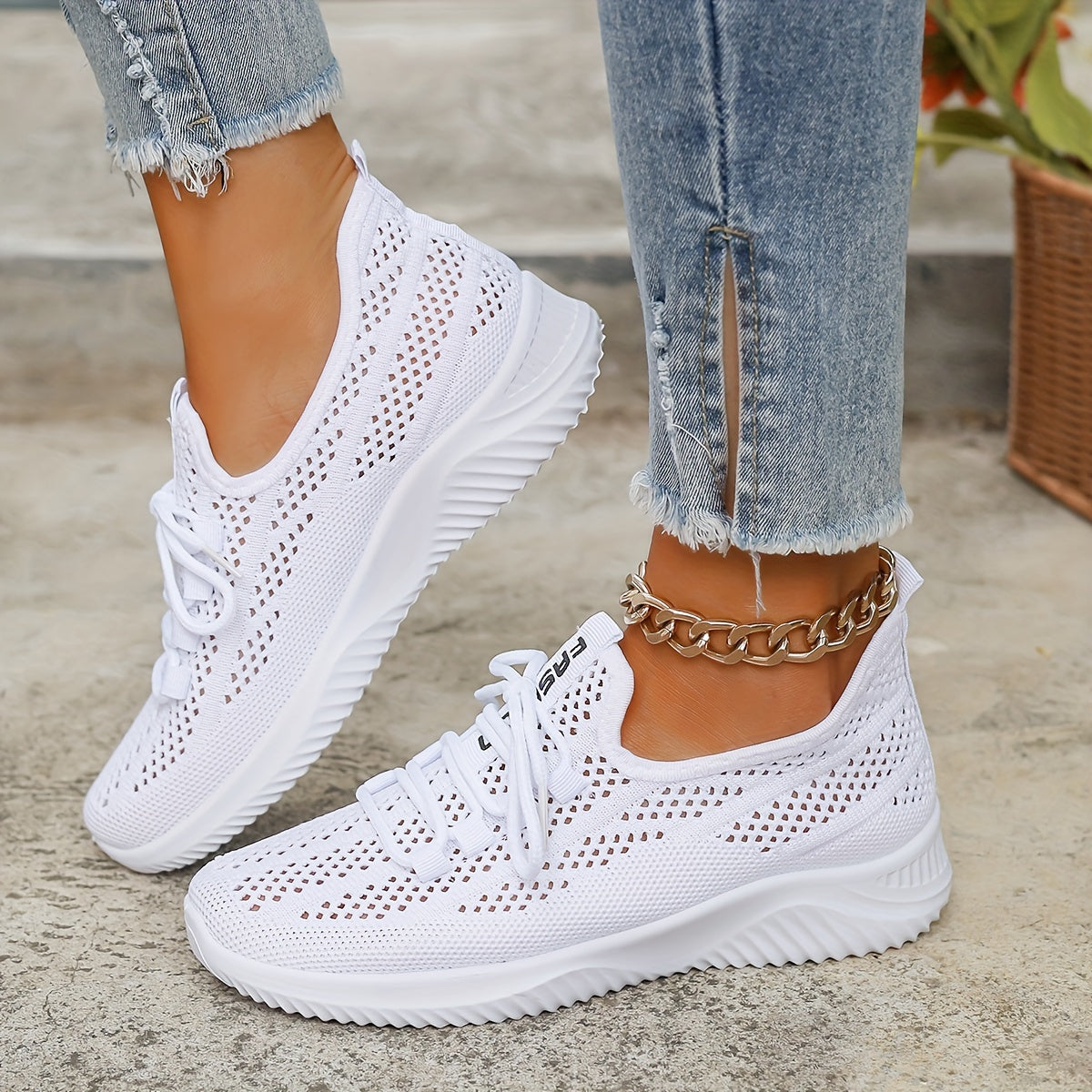 Colette | Baskets Respirantes Confort Total + SEMELLES OFFERTES