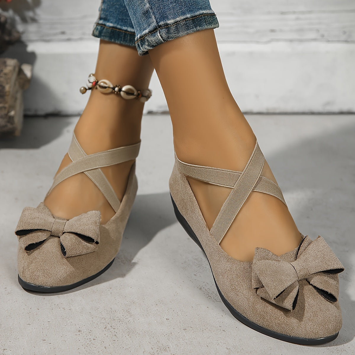 Philippine | Chaussures compensées à brides croisées pour pieds sensibles