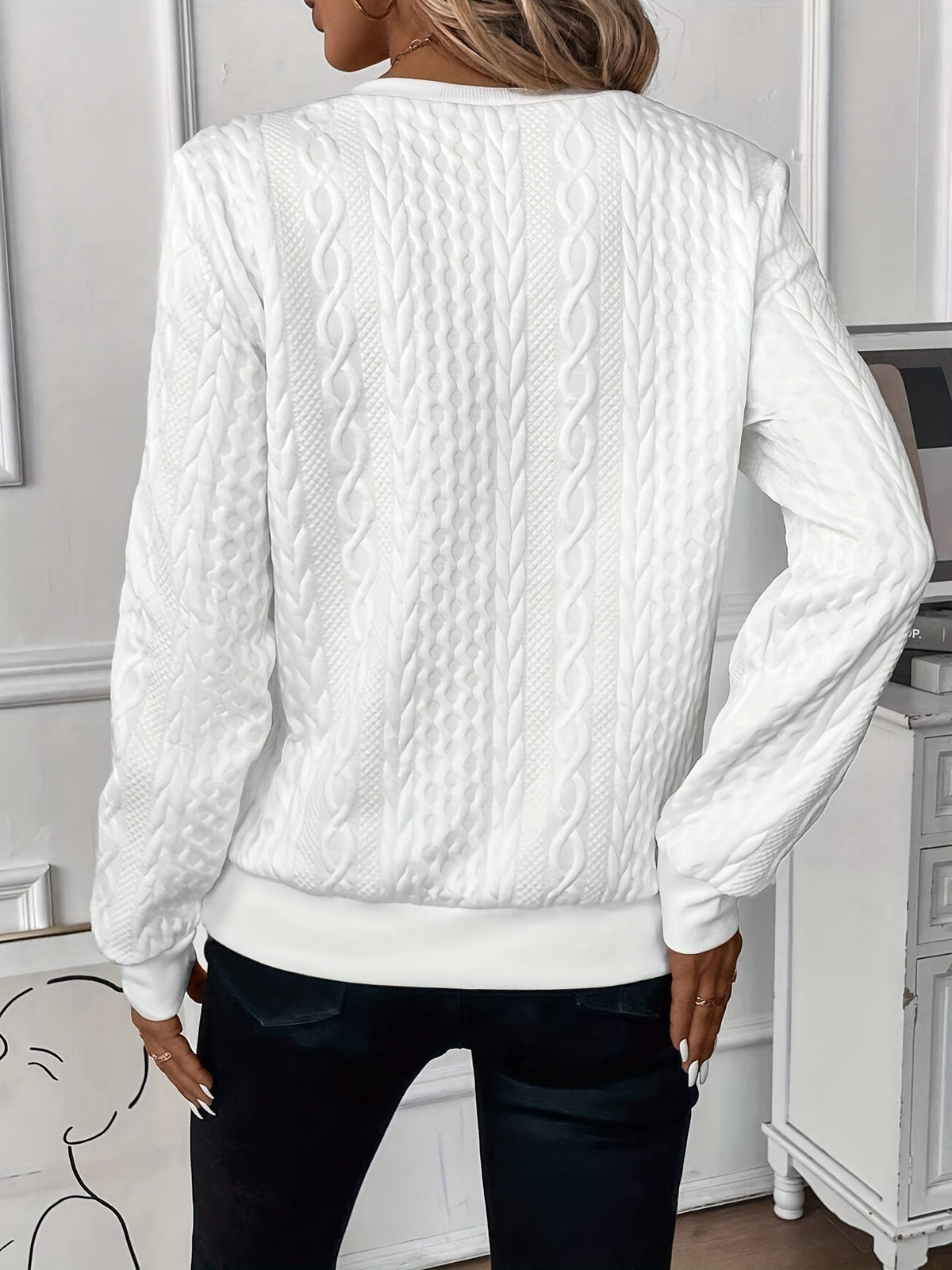 Lucia | Pull Zippé en Maille Torsadée Douillette