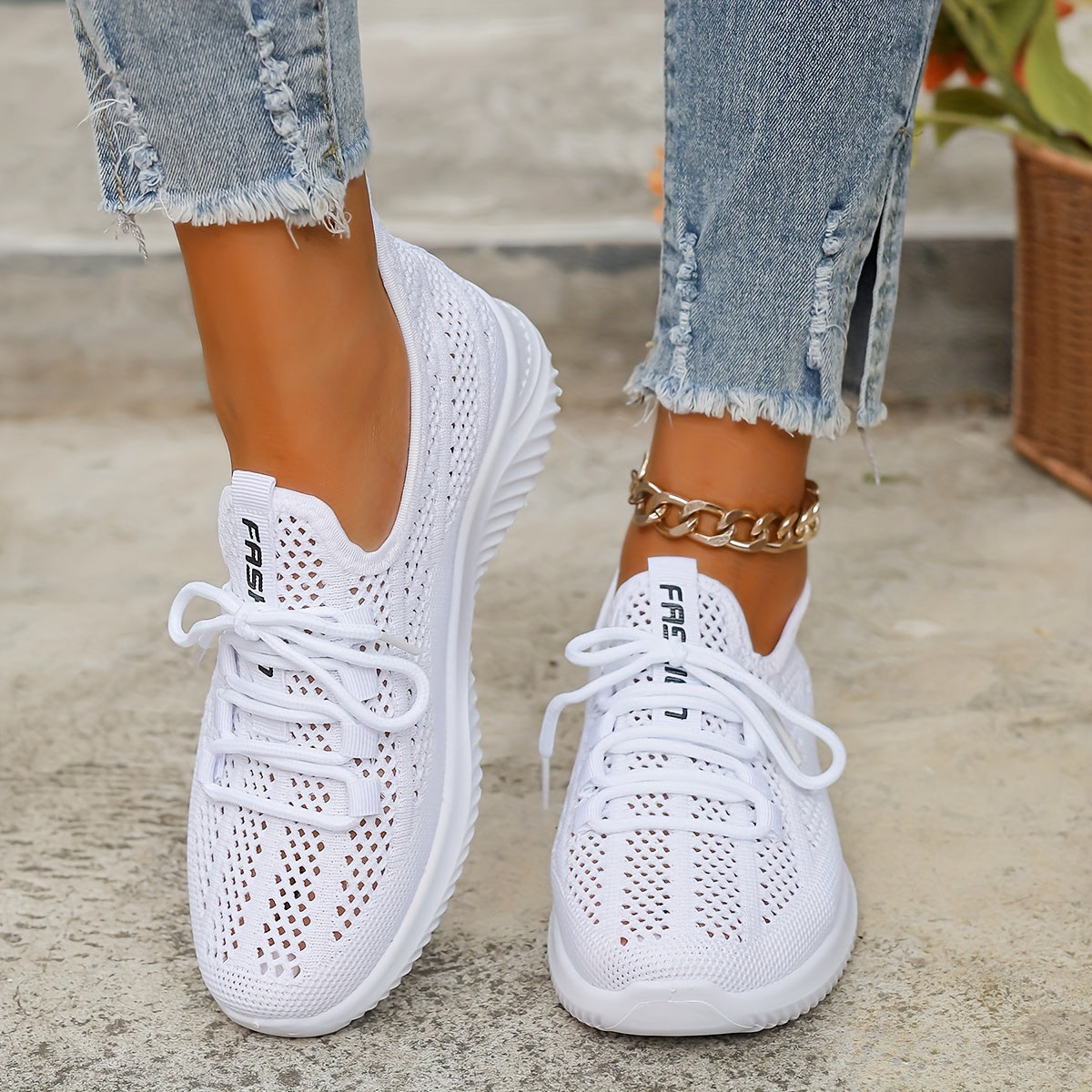 Colette | Baskets Respirantes Confort Total + SEMELLES OFFERTES