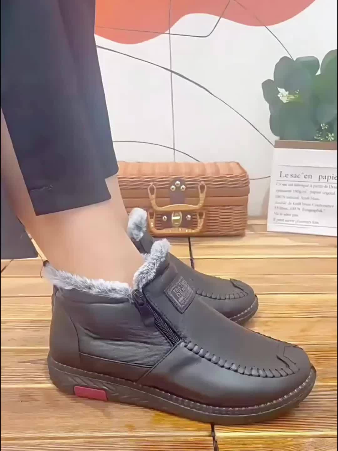 Jeannine | Bottines d'hiver doublées antidérapantes