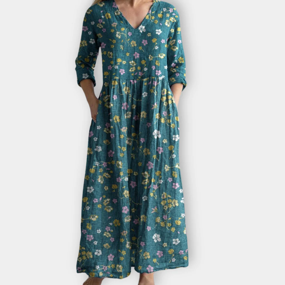 Zinnia | Robe à l'imprimé audacieux et au confort évident