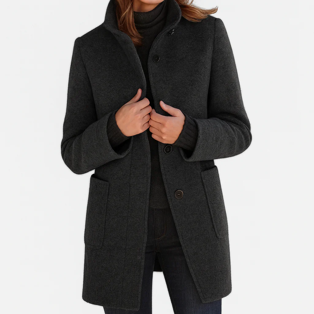 Hermine | Manteau Élégant à Coupe Structurée