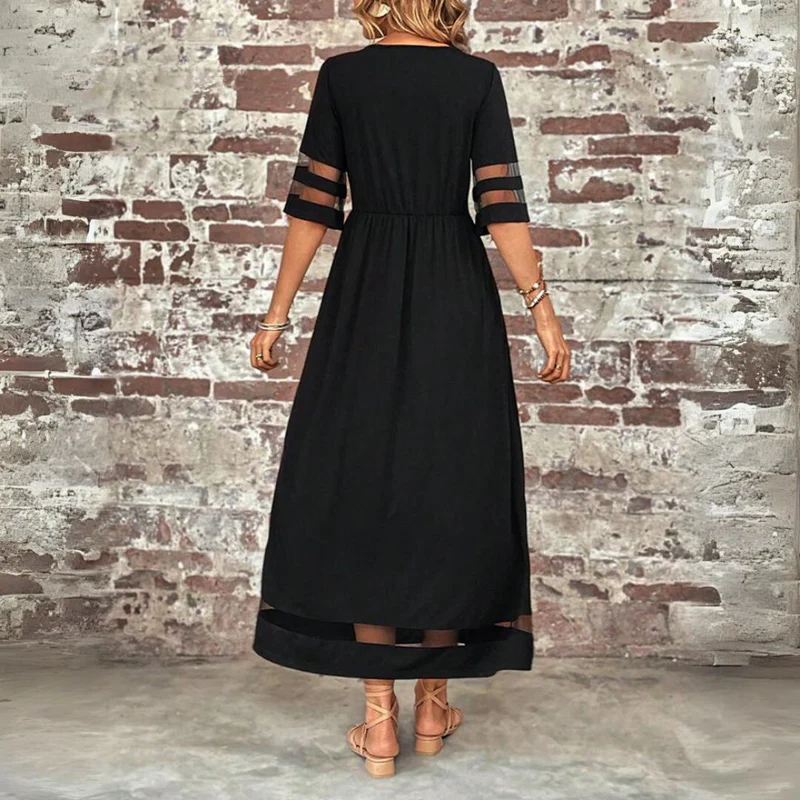 Cerelia | Robe midi flatteuse qui affine le ventre