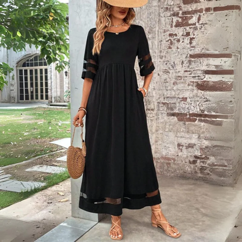 Cerelia | Robe midi flatteuse qui affine le ventre