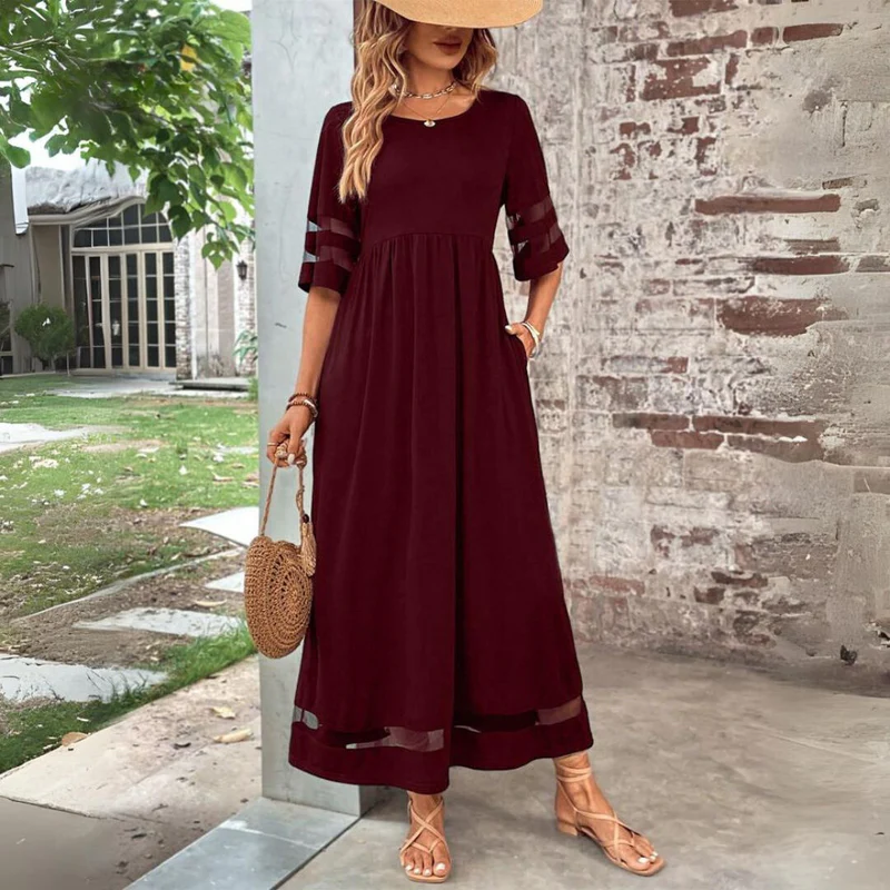 Cerelia | Robe midi flatteuse qui affine le ventre