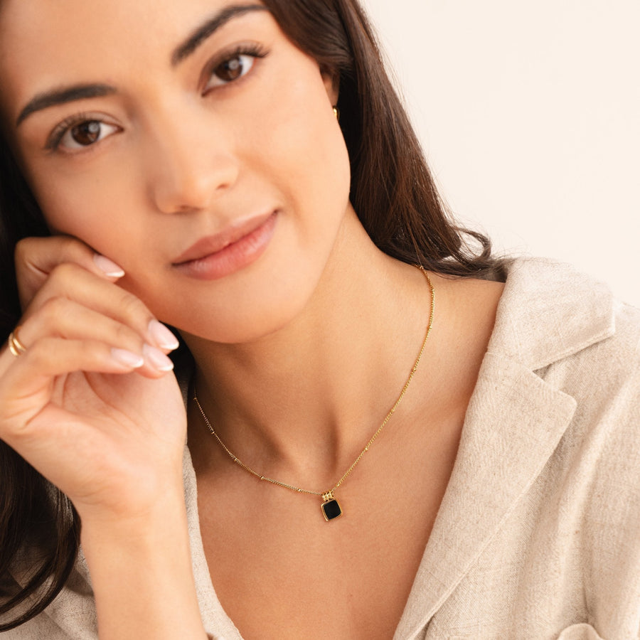 Collier élégant à double rang