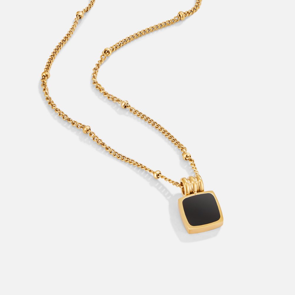 Collier élégant à double rang
