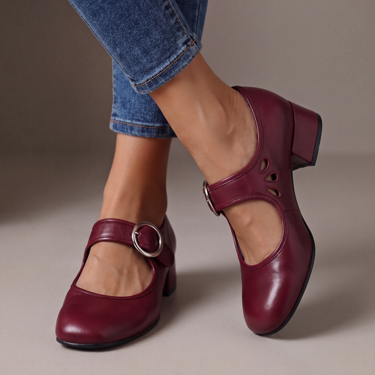 Marion | Escarpins confortables à bride et talon large